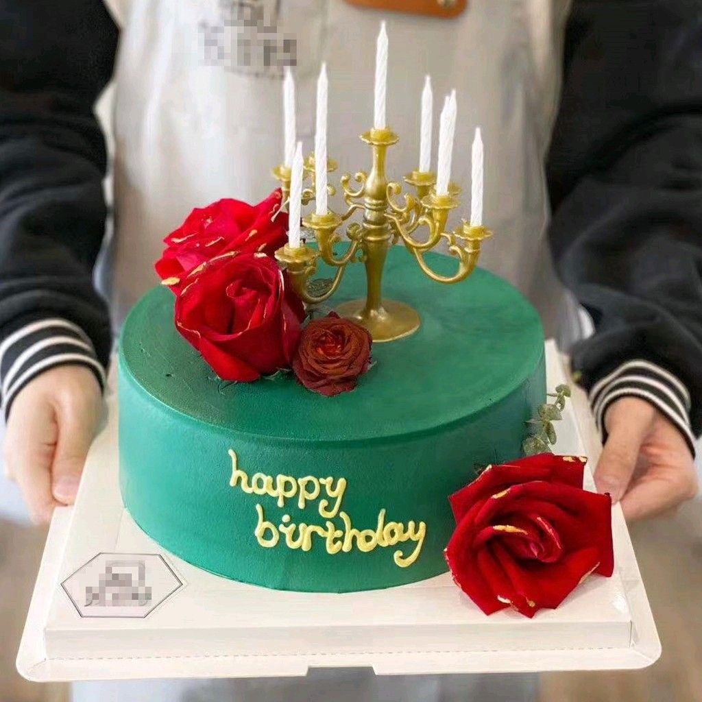 Candle Candlestick Cake Topper Decoration beauty and the beast Disney