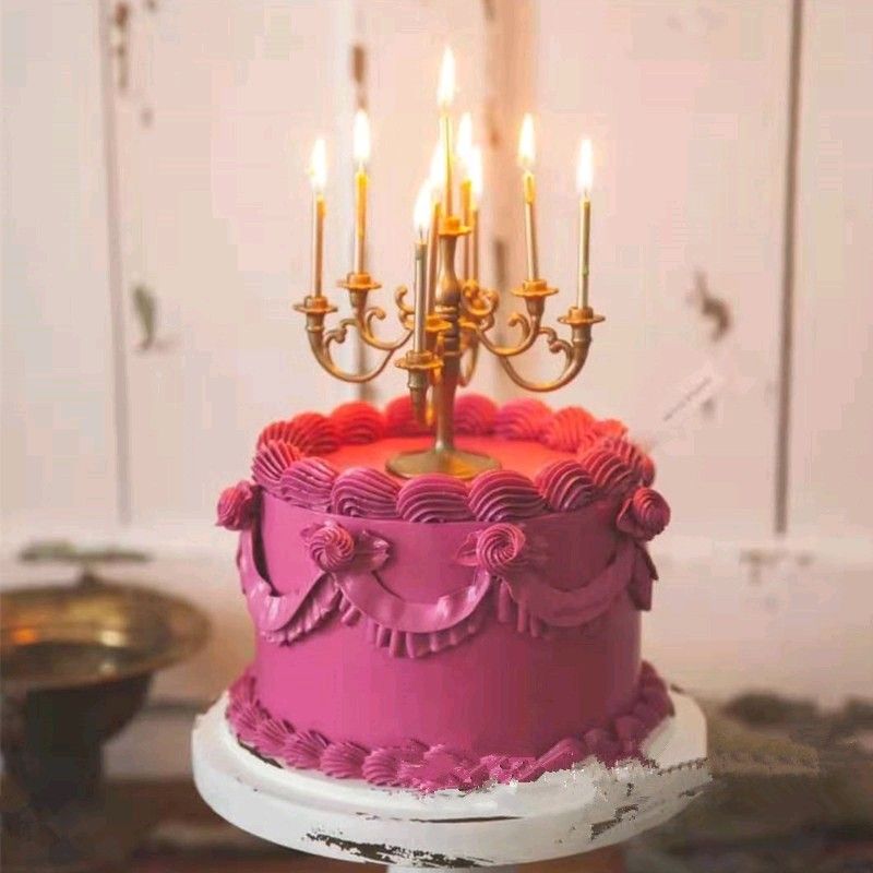 Candle Candlestick Cake Topper Decoration beauty and the beast Disney