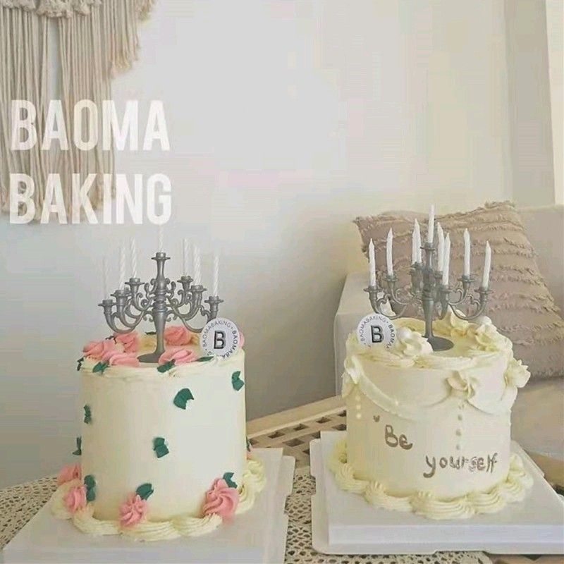 Candle Candlestick Cake Topper Decoration beauty and the beast Disney