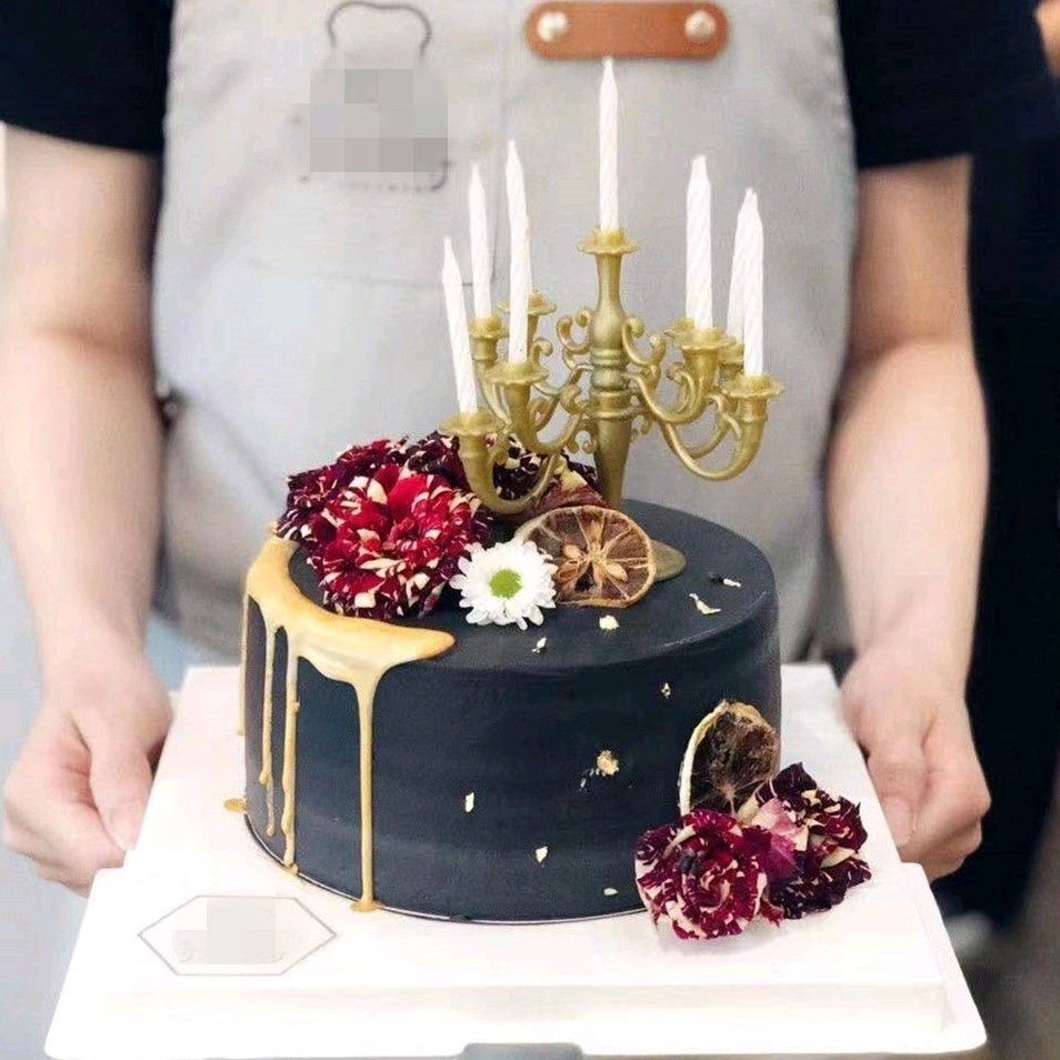 Candle Candlestick Cake Topper Decoration beauty and the beast Disney