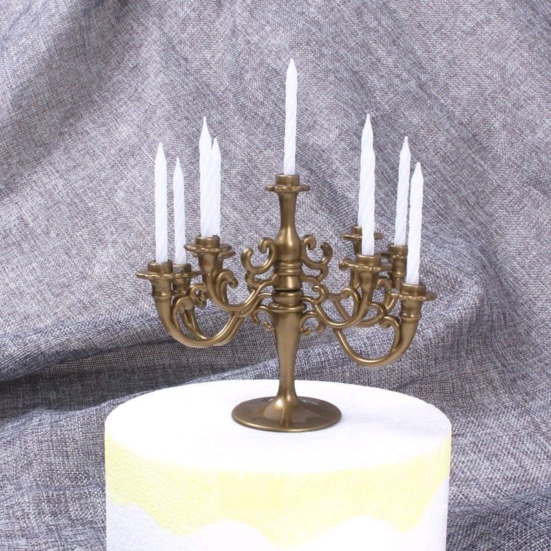 Candle Candlestick Cake Topper Decoration beauty and the beast Disney