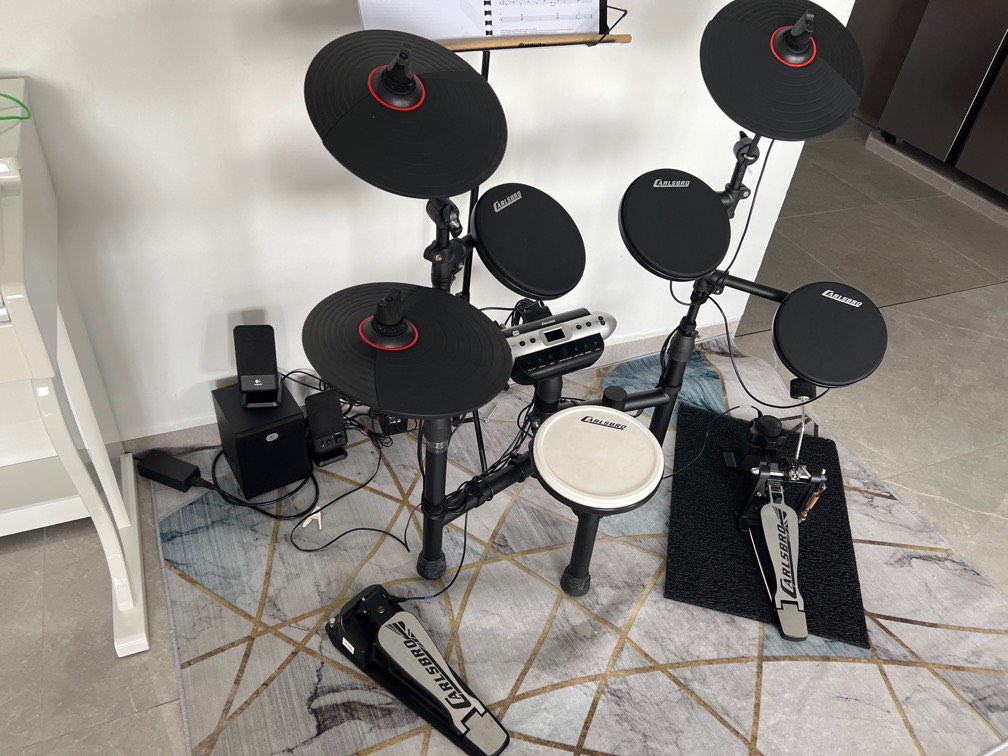 Carlsbro Drum Set, Hobbies & Toys, Music & Media, Musical Instruments