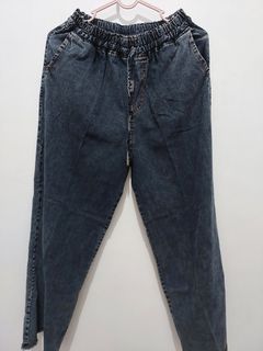 Celana Jeans kulot wanita all size