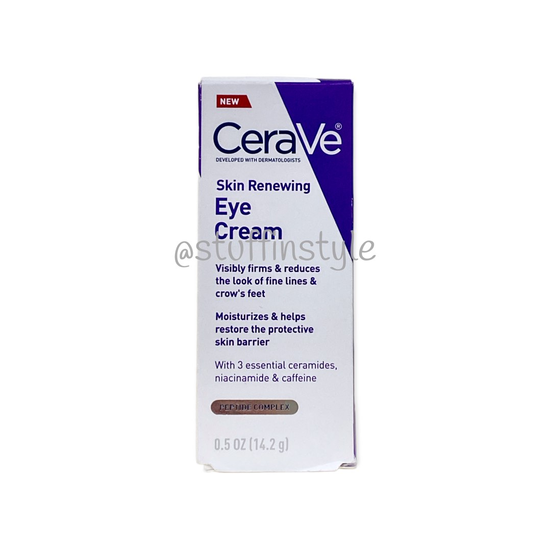 Cerave Skin Renewing Eye Cream 0.5oz 14.2g, Beauty & Personal Care
