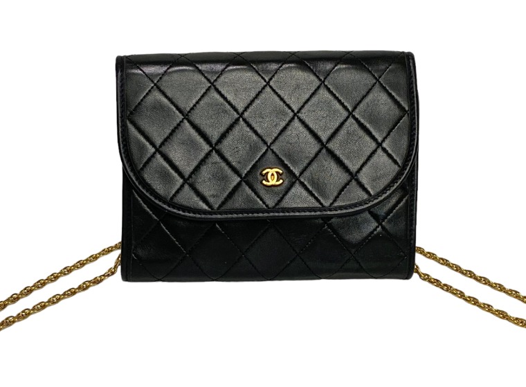 CHANEL-Matelasse-Lambskin-Diana-Chain-Shoulder-Bag-Black-A01165 –  dct-ep_vintage luxury Store