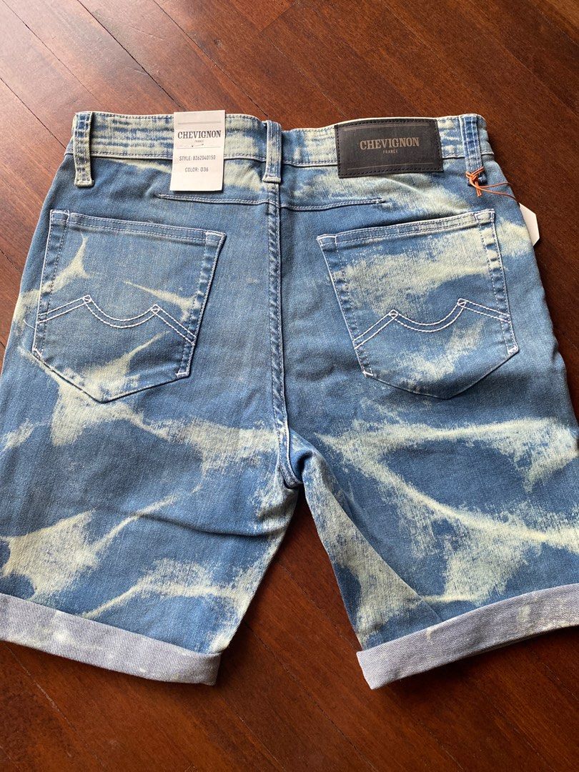 Chevignon Denim Wash Ocean Shorts Men s Fashion Bottoms Shorts