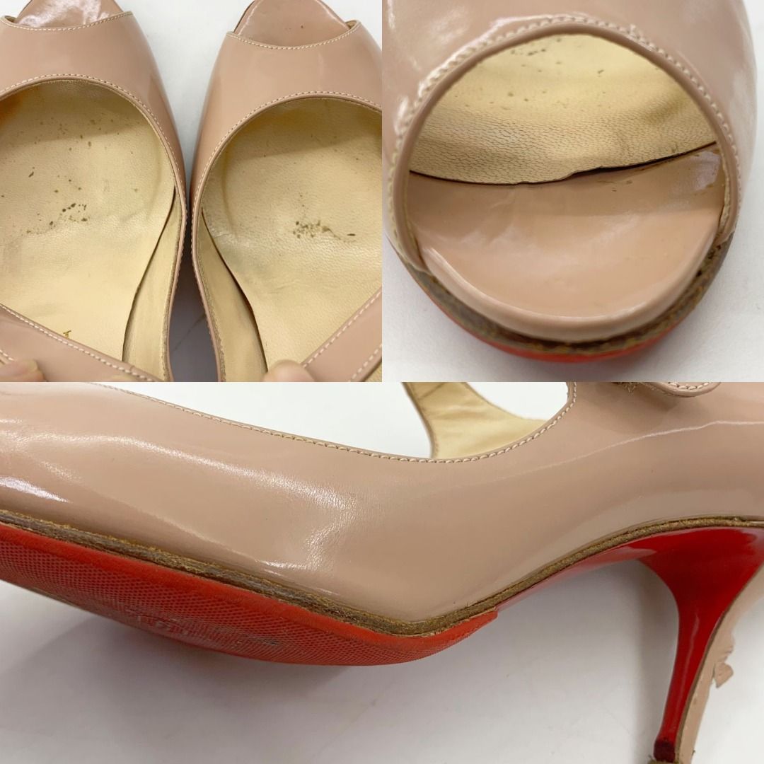 Christian louboutin discount beige heels
