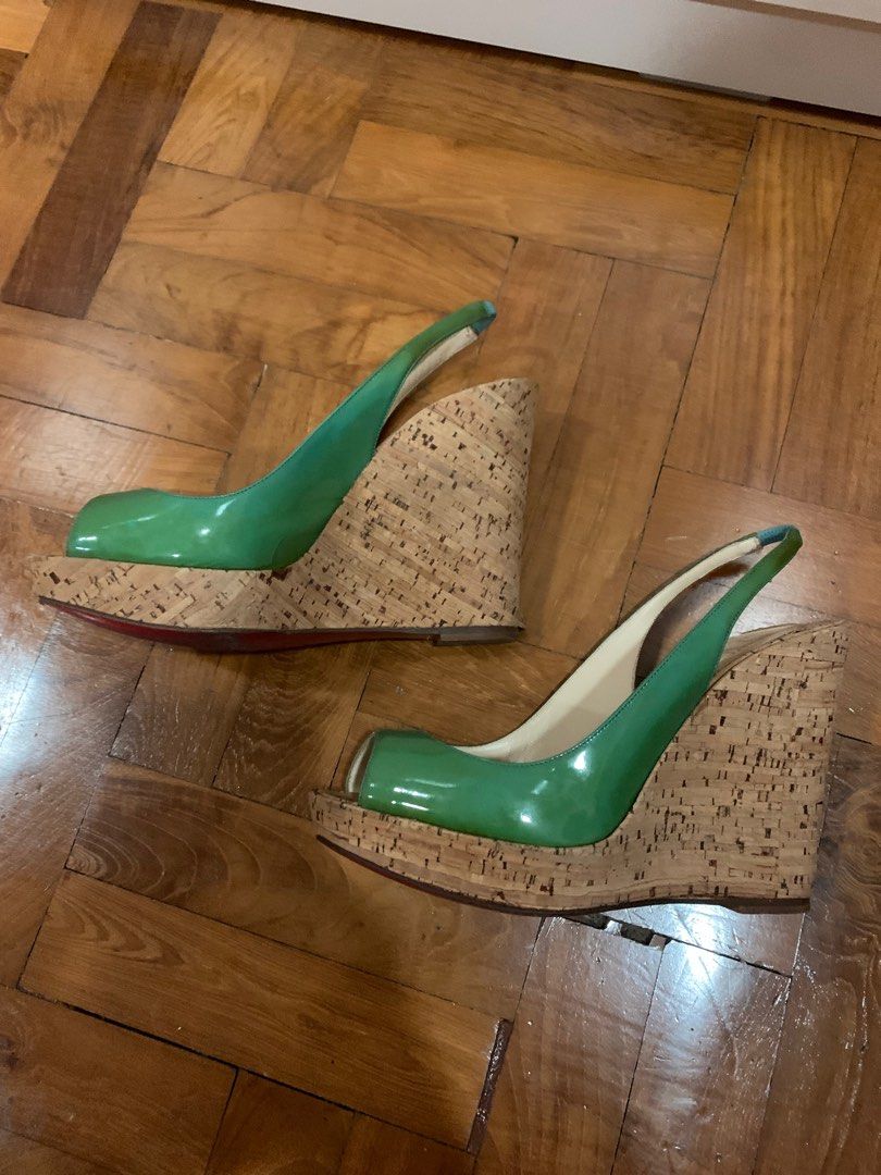 Christian louboutin wedges online