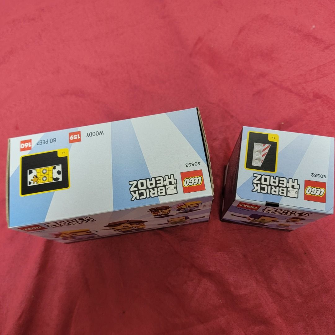 [toy story set] 40552 40553 lego toy story brick headz, 興趣及遊戲, 玩具 & 遊戲類