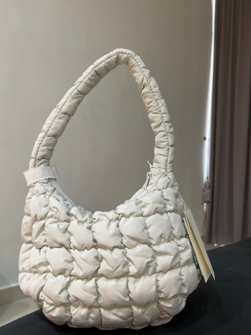 Grey quilted sale bag