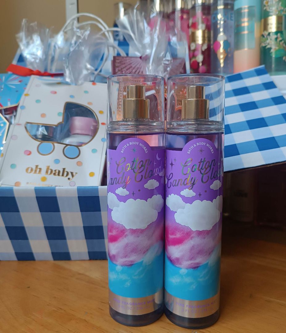 Cotton Candy Clouds Bath and Body Works 236ml, Beauty & Personal Care