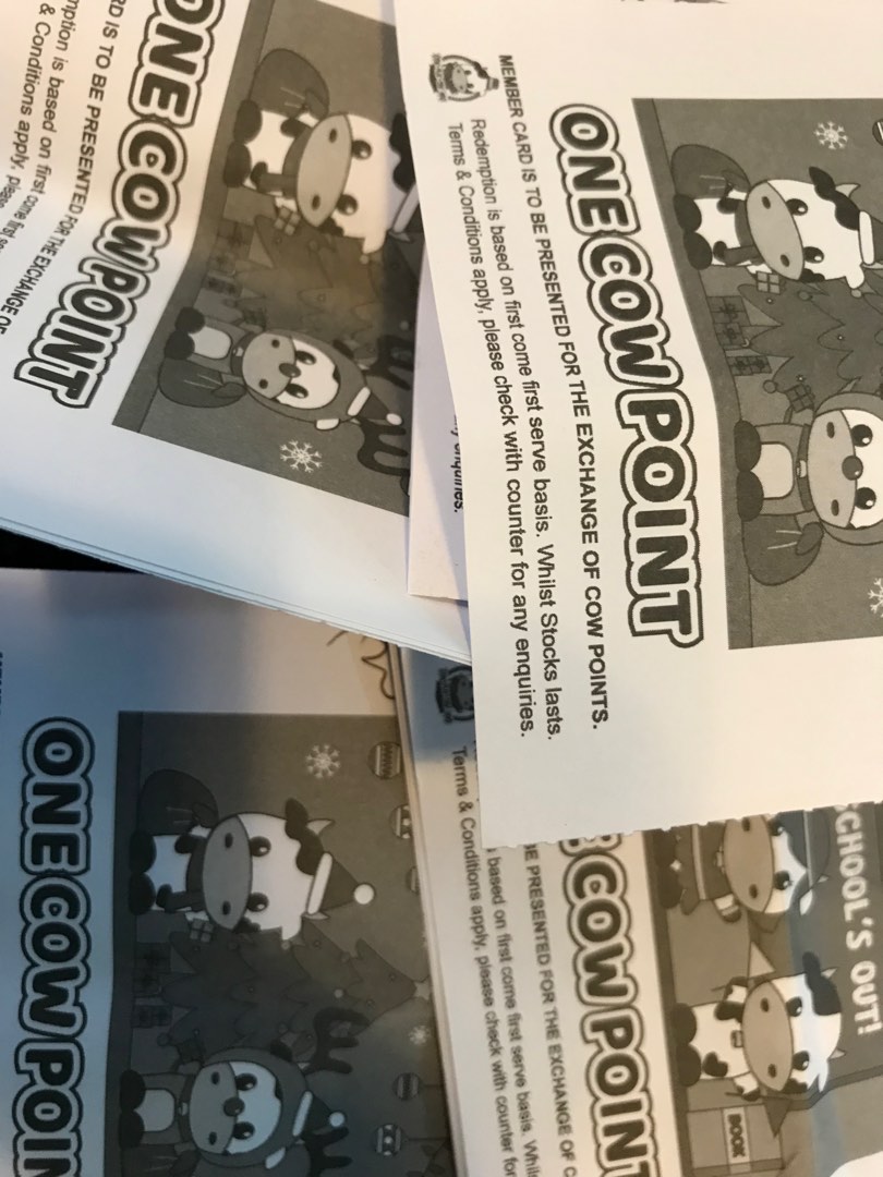 Cow points from cow play cow moo cpcm, Everything Else on Carousell