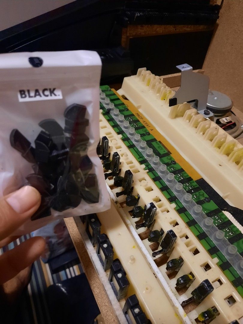 Digital piano Casio celviano AP 220 with new 88 hammer caps, Hobbies