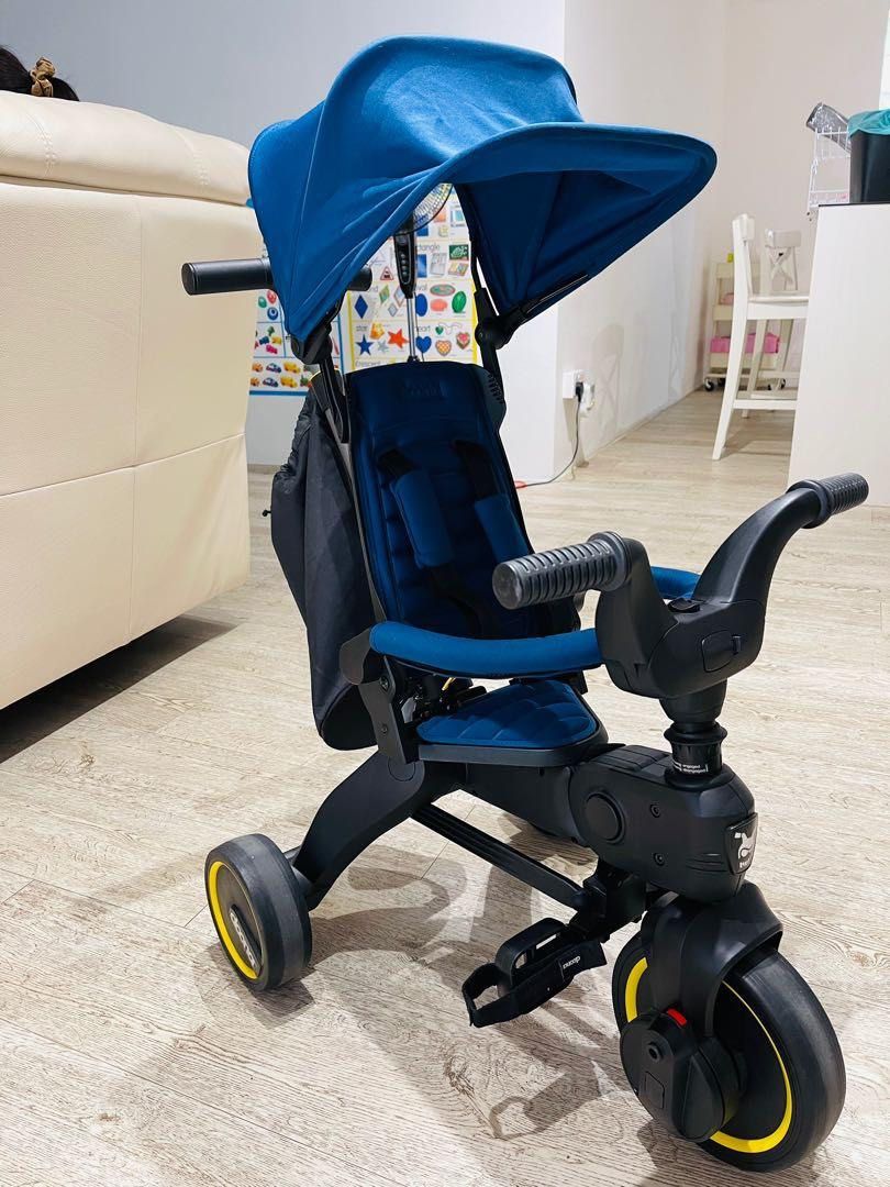 Doona S3 Liki Trike - Royal Blue with cup holder, Babies & Kids, Going ...