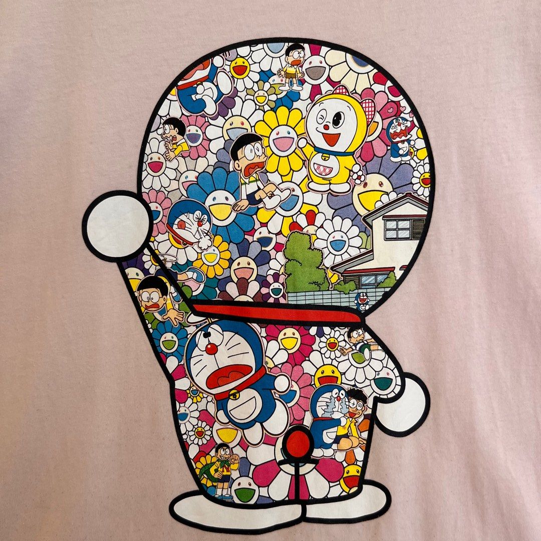 Doraemon X Takashi Murakami For Uniqlo Tee, Men's Fashion, Tops & Sets