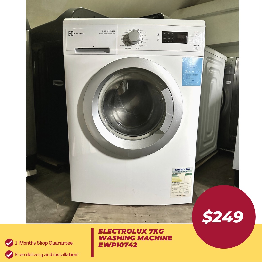 ELECTROLUX 7KG FrontLoader Washing Machine EWP10742, TV & Home