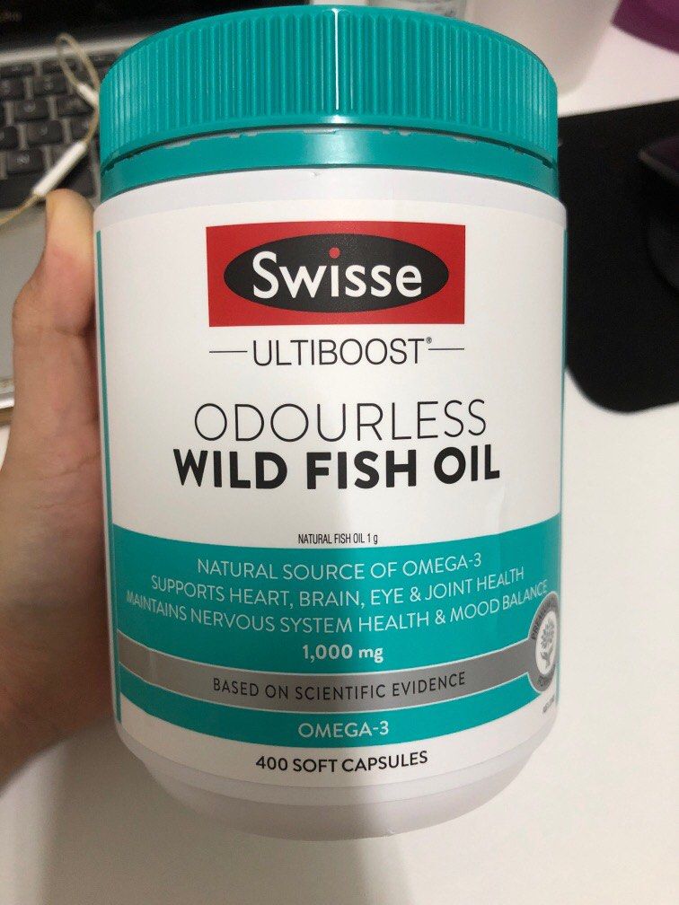 EXP 4 2025 Swisse Odourless High Strength Wild Fish Oil 1000MG 400