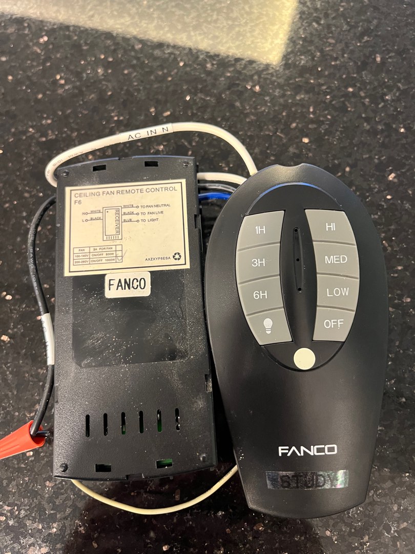Fanco Fan Remote 1 Study, TV & Home Appliances, Other Home Appliances