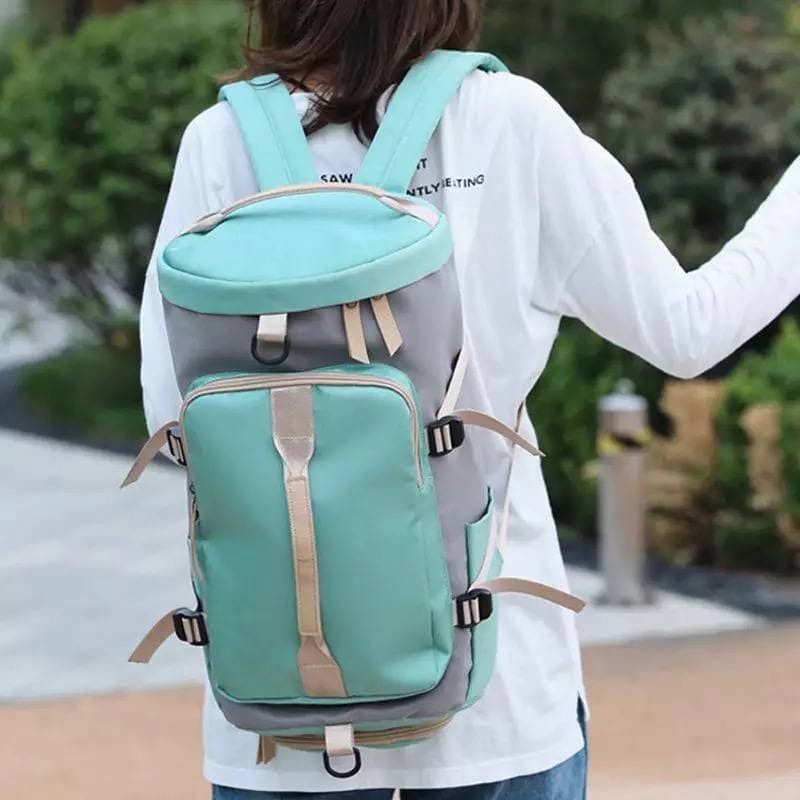 Female Waterproof Gym Laptop Bag 3 Ways to Carry Backpack Sling