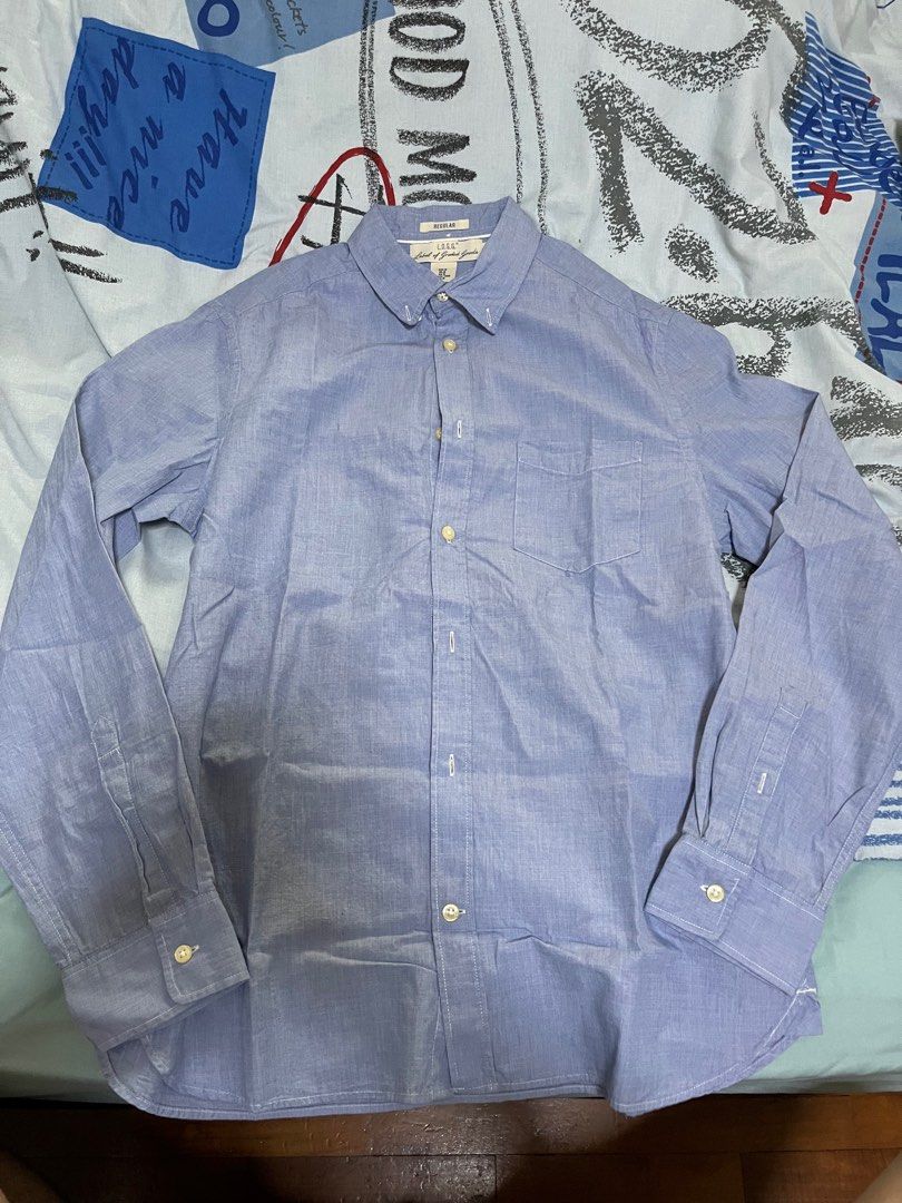 mens formal shirts blue