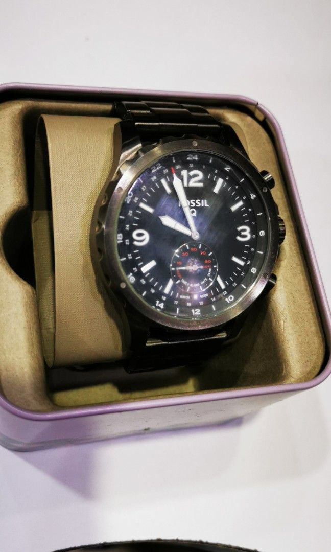 Fossil Chronograph Semi Smart Stainless Watch
