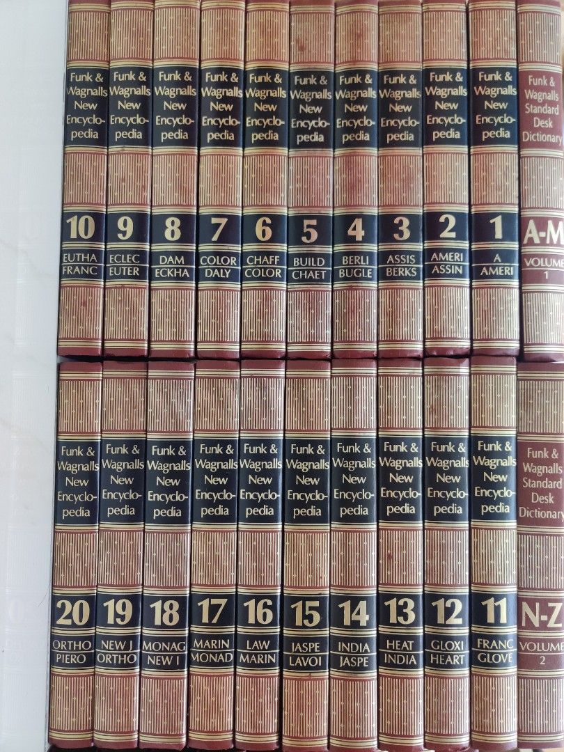 Funk & Wagnalls New Encyclopedia Full Set, Hobbies & Toys, Collectibles