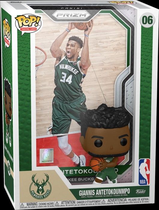 Funko Pop! Trading Cards: NBA Basketball Giannis Antetokounmpo