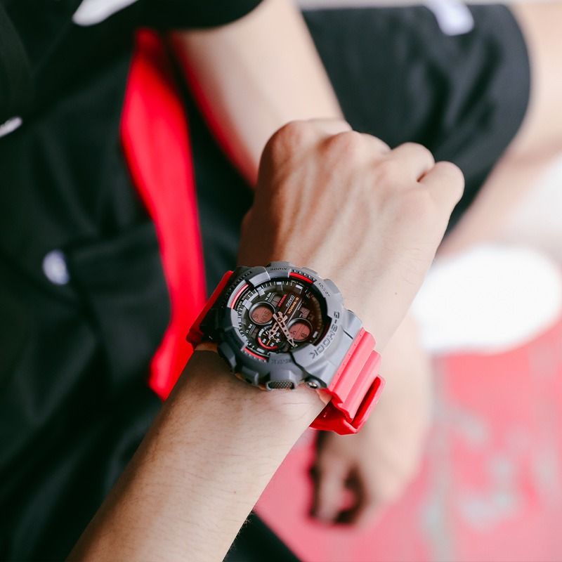 アナデジGA-140レッド N*s様 【ほぼ未使用★完動★極美品】G-SHOCK