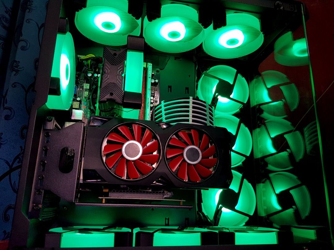 Gaming Rig with 8 GB GPU in a Coolman Robin 2 Set Up / Desktop PC ...