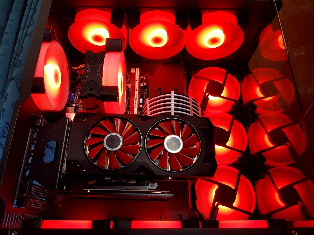 Gaming Rig with 8 GB GPU in a Coolman Robin 2 Set Up / Desktop PC ...