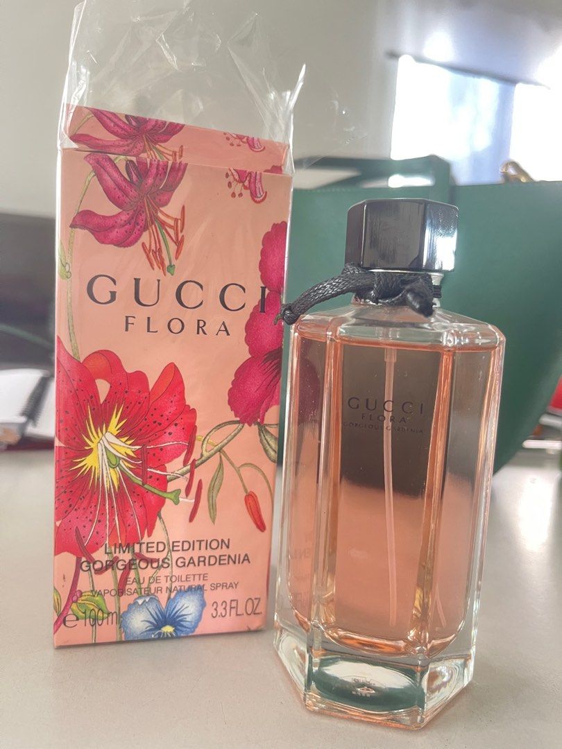  Gucci Gucci Flora Gorgeous Gardenia Eau De Toilette Spray, 3.3  Fl Oz : Flora By Gucci : Beauty & Personal Care