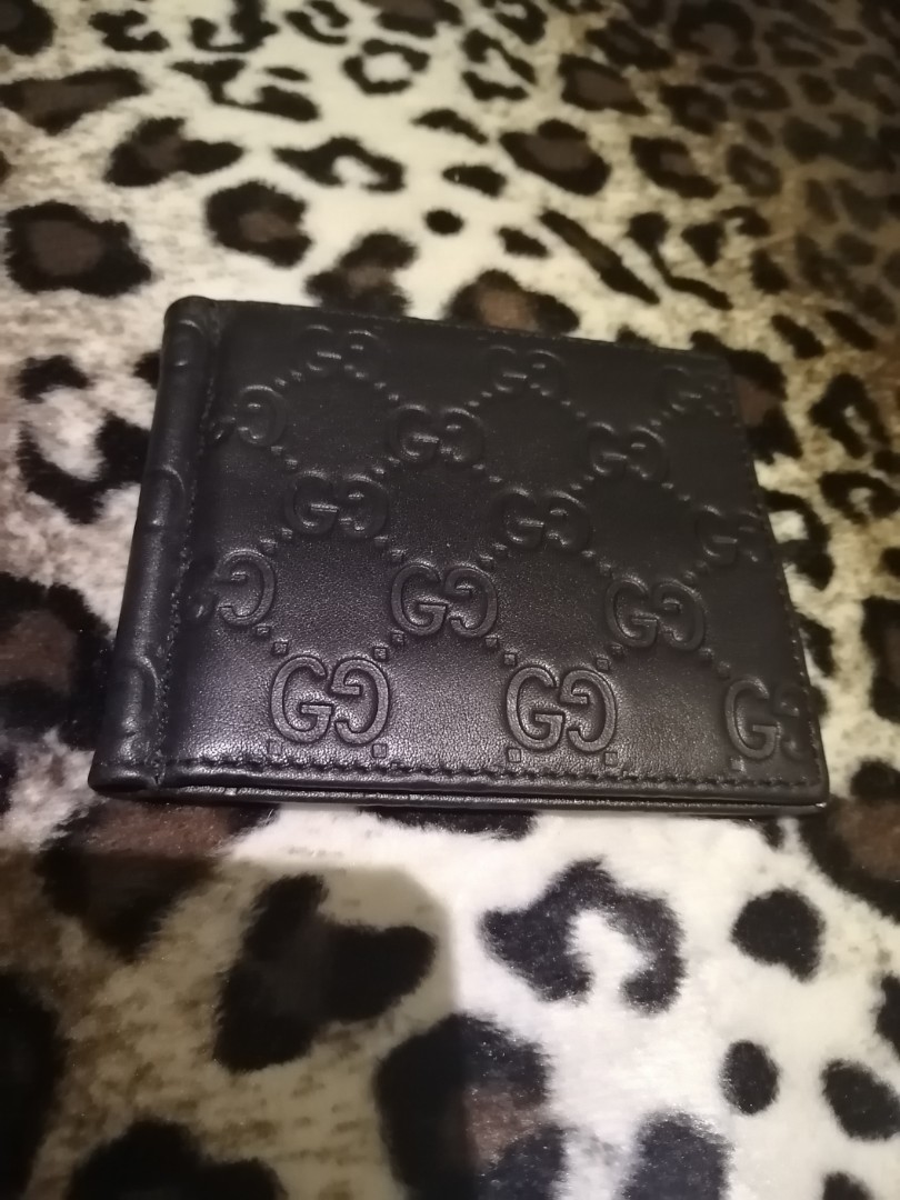 Gucci money clip leather wallet, Men's Fashion, Watches & Accessories,  Wallets & Card Holders on Carousell