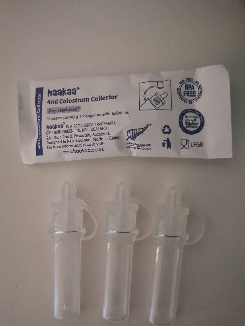 Haakaa Sterilized Silicone Colostrum Collector, Babies & Kids, Nursing