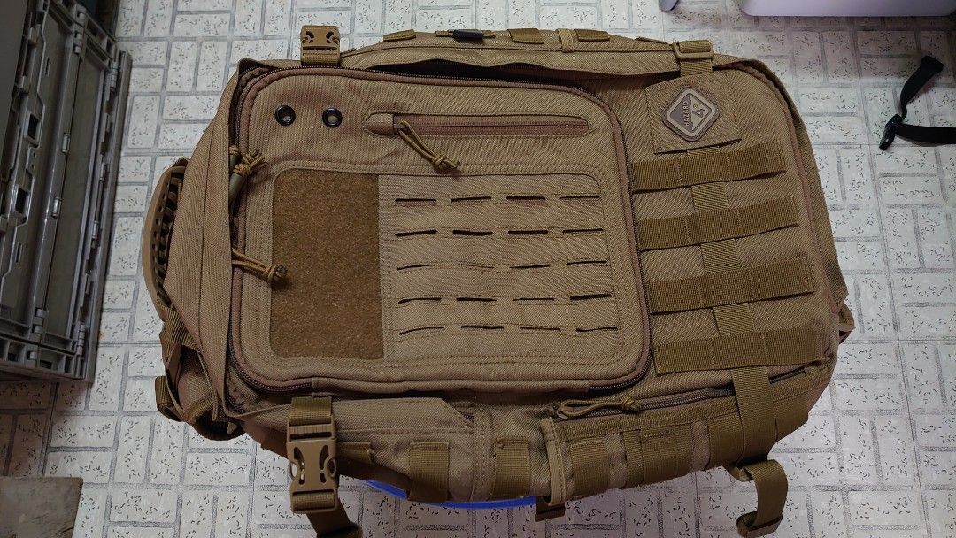 Hazard 4 second top front rotatable backpack