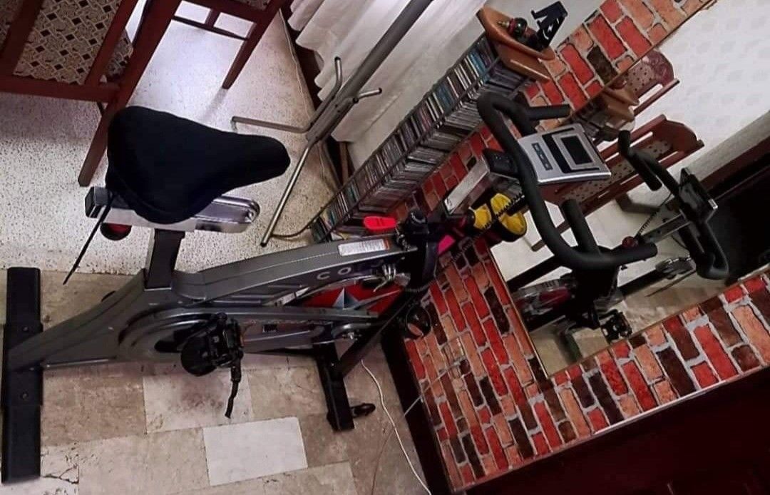 HEAVY DUTY CORE FITNESS SPO708 STATIONARY BIKE 18KG FLYWHEEL SPIN Sports Equipment Exercise Fitness Toning Stretching Accessories on Carousell