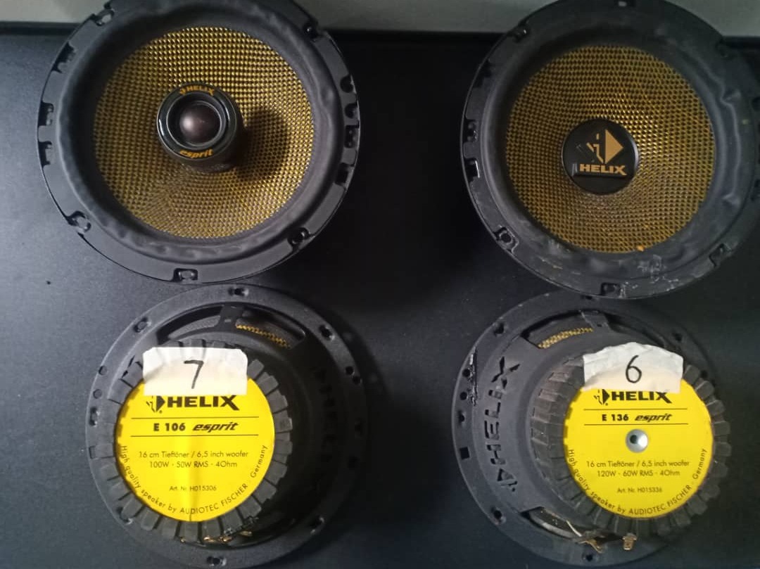 Helix Car Speaker Set, Audio, Soundbars, Speakers & Amplifiers on Carousell