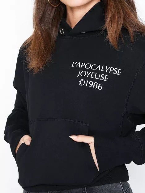 Helmut lang logo hack hoodie top