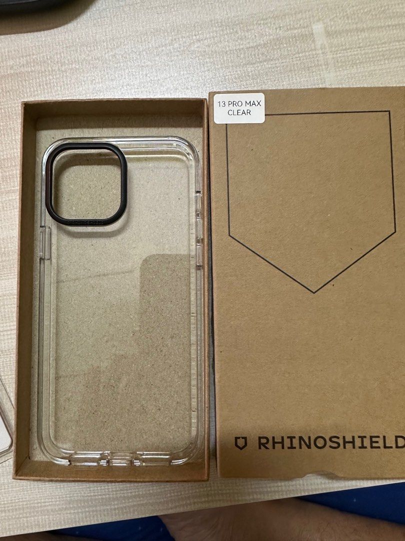 RhinoShield Crystal Clear Case Compatible with iPhone 13/14 | Advanced  Yellowing Resistance, High Transparency, Protective and Customizable Clear