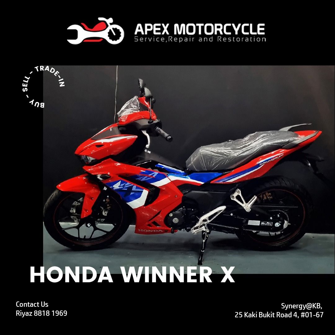 Honda Winner X, Motorcycles, Motorcycles for Sale, Class 2B on Carousell