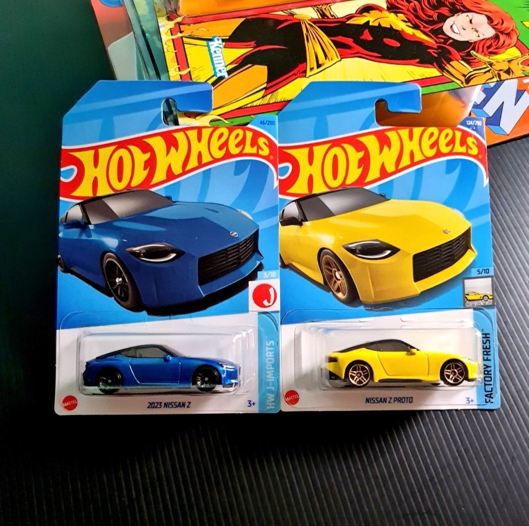Hot Wheels 2023 Nissan Z Blu – #46 HW J-Imports, Scala 1:64, Nuovo