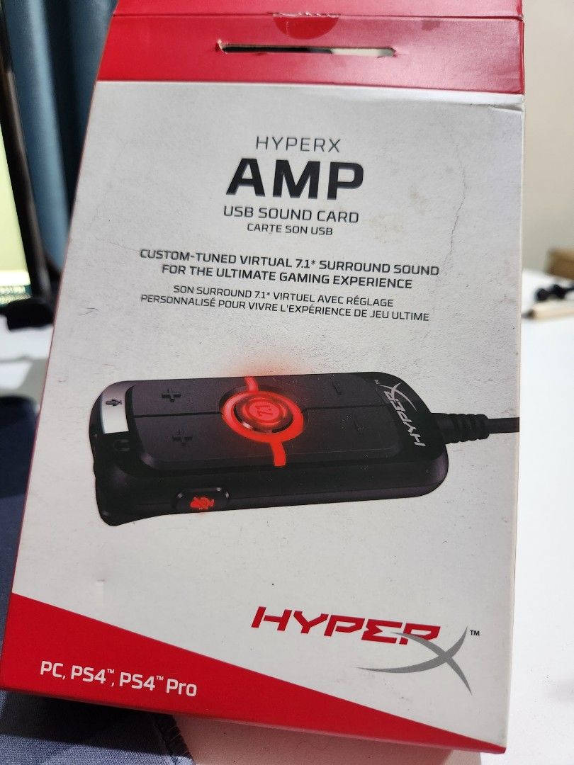 Hyperx USB Sound Card, Audio, Other Audio Equipment on Carousell