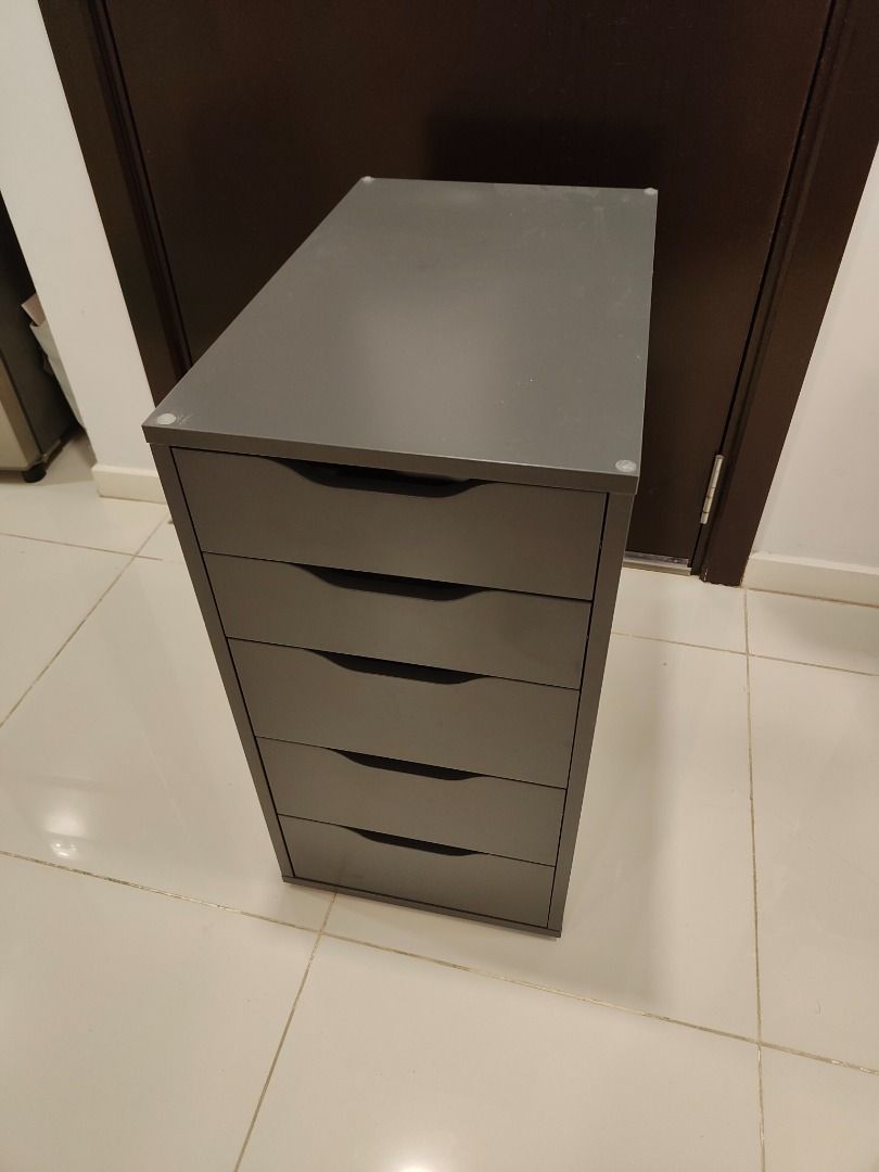 Ikea Alex 5 Drawer Shelf, Furniture & Home Living, Furniture, Shelves