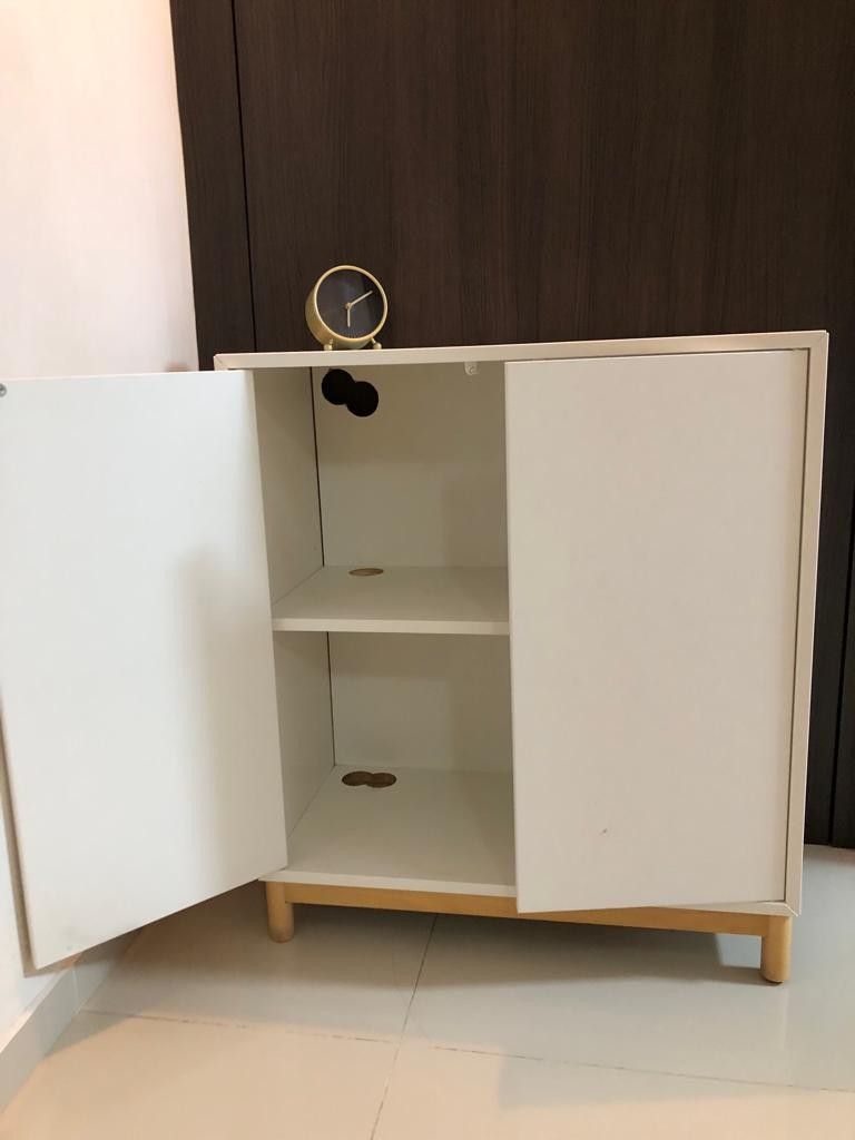 IKEA with wooden legs, Furniture & Home Living, Furniture, Shelves, & Racks on