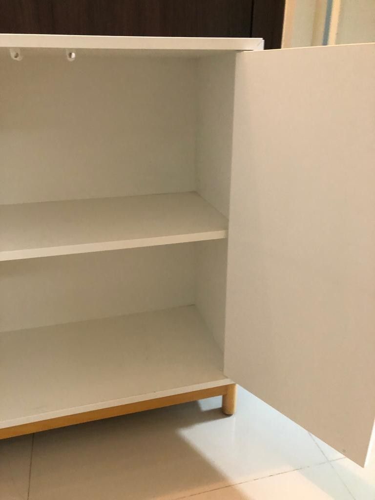 IKEA with wooden legs, Furniture & Home Living, Furniture, Shelves, & Racks on