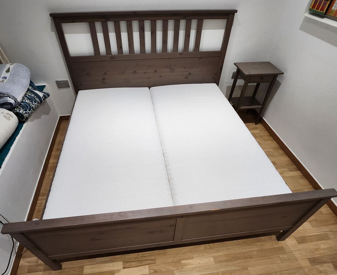 Hemnes Bedframe from Ikea with free Sidetable 180 x 200 Bedframe
