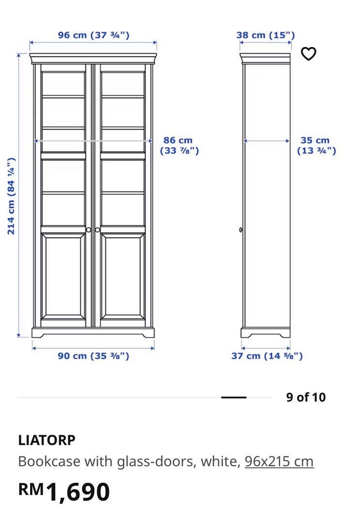 IKEA LIATORP FOR SALE!, Furniture & Home Living, Furniture