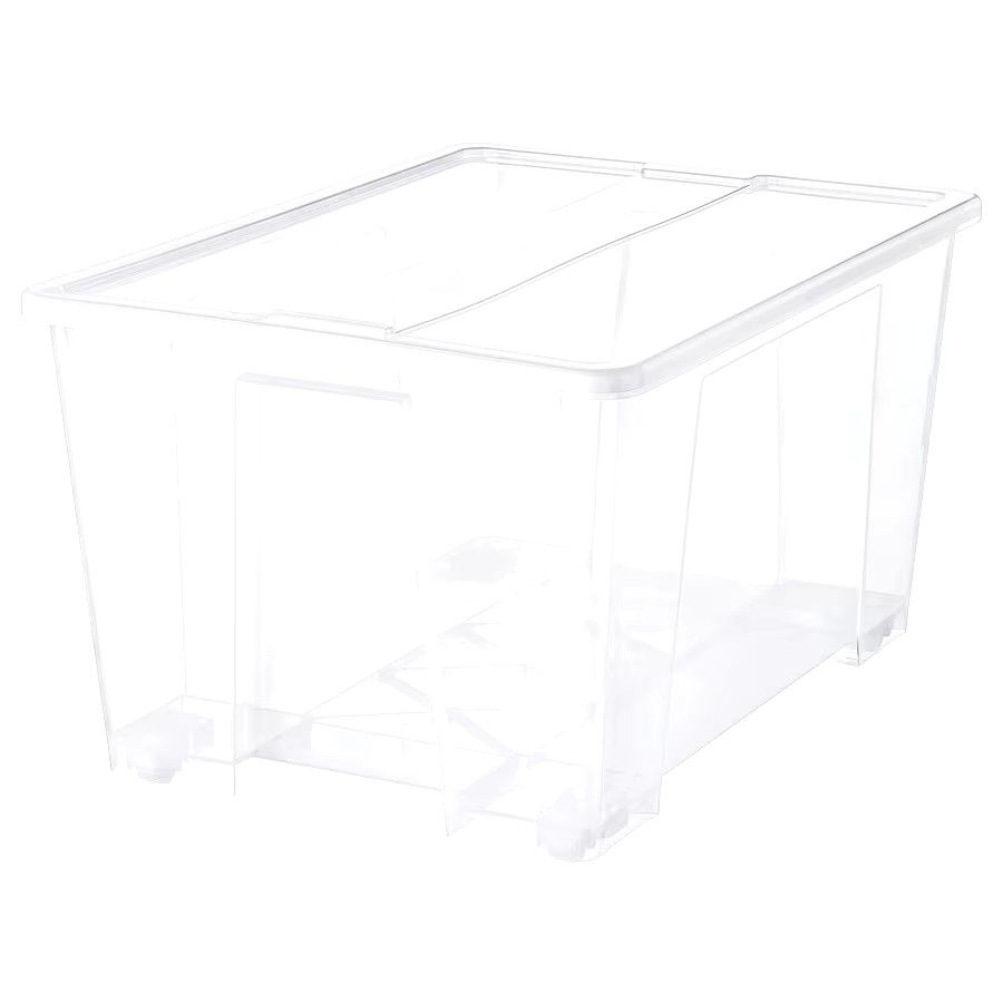 IKEA Samla 130L Storage Box with cover, Furniture & Home Living, Home