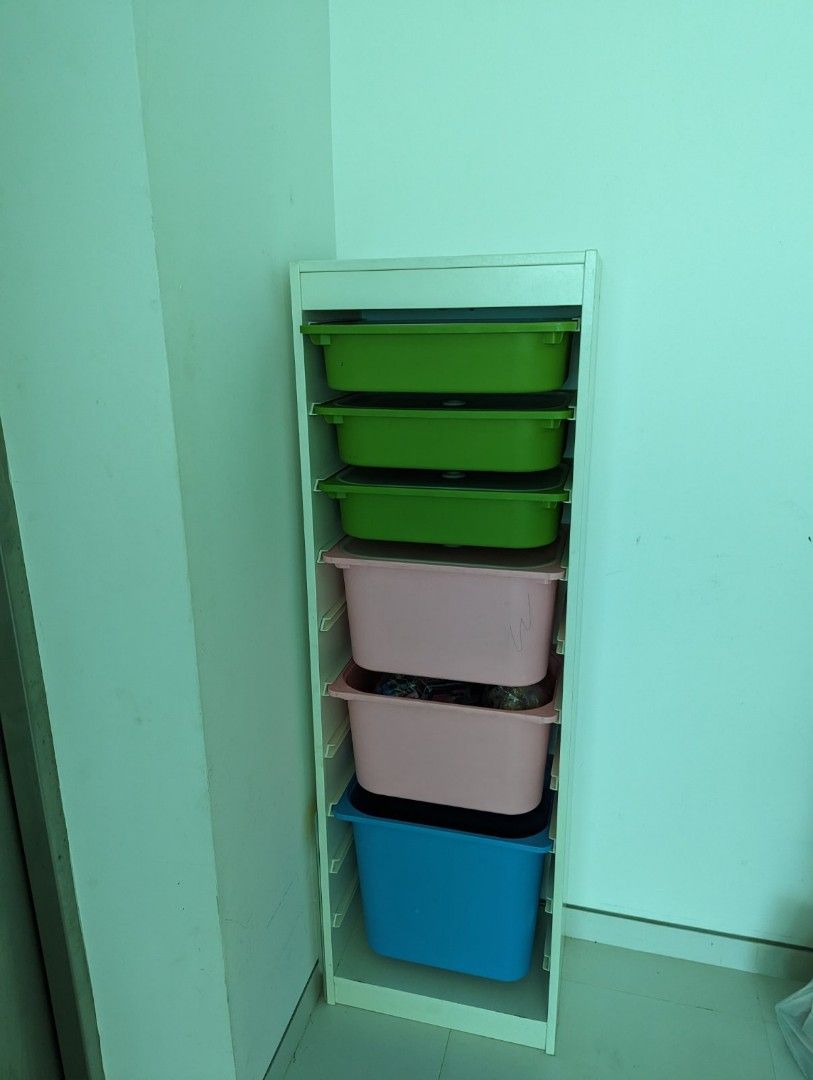 IKEA Storage unit with tubs, Furniture & Home Living, Furniture