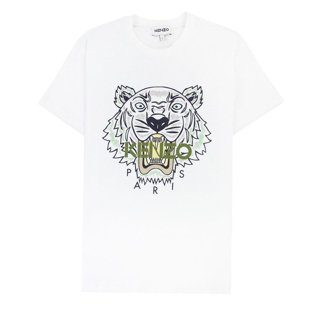 Kenzo green tiger t shirt store
