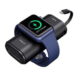 (SG stock )iWALK Portable Apple Watch Charger, 9000mAh Power Bank with Built in Cable, Apple Watch and Phone Charger, Compatible with Apple Watch Series 7/6/Se/5/4/3/2,